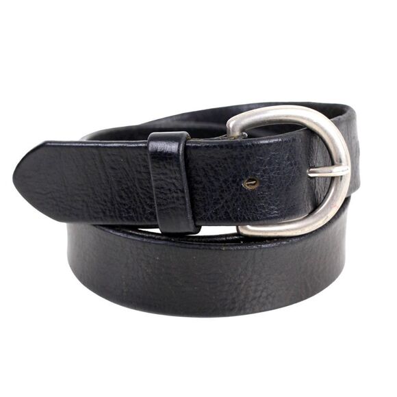 Old Navy BLACK GENUINE LEATHER 1.25"Wd CASUAL DRESS MEN'S BELT Sz 36 (13D - Picture 2 of 15